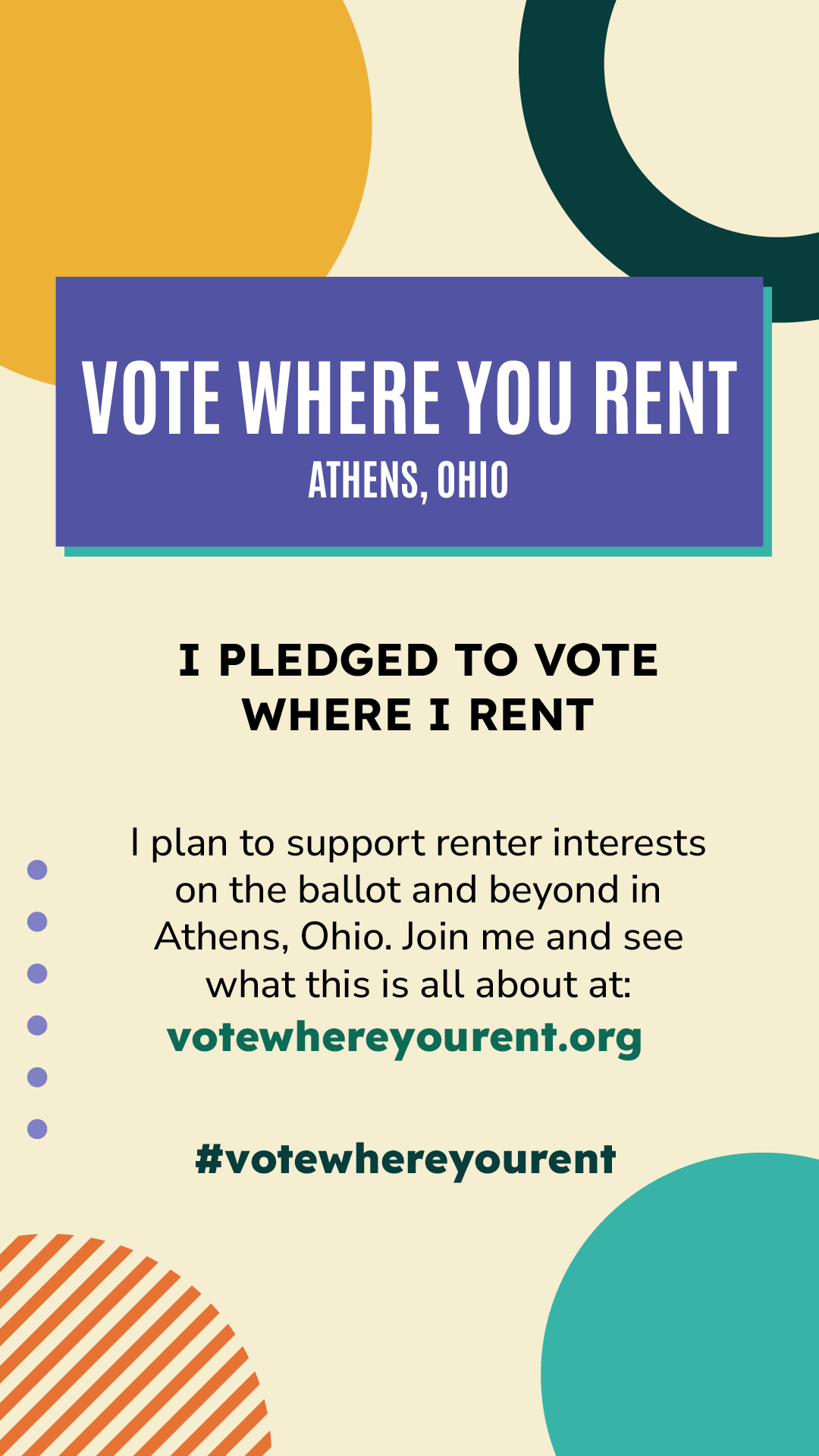 Pledge graphic